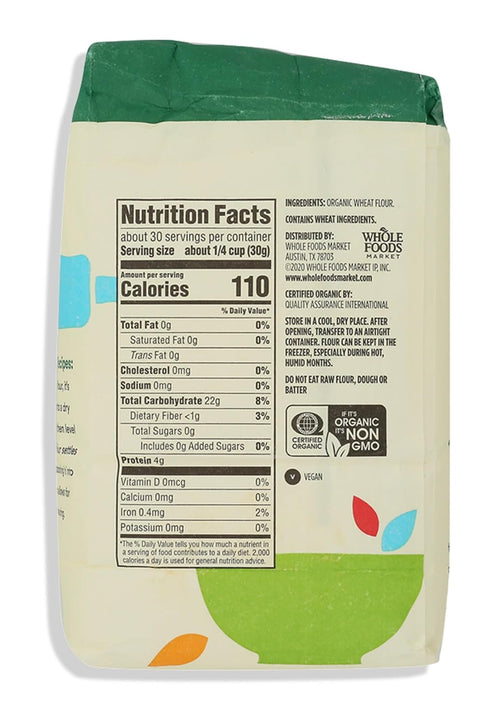 365 32 by Whole Foods Market, Organic Bread Flour, Ounce