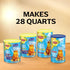 28 (Pack 2) Lipton Iced Tea Mix, Unsweetened Lemon Flavor Black Iced Tea, Makes Quarts