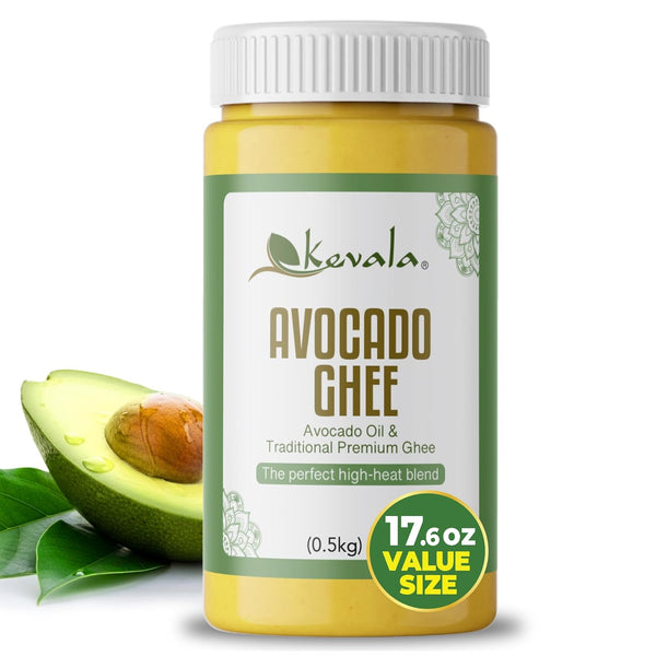 Kevala Avocado Ghee - Made with Grass Fed Cows Milk, Blend of