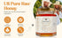 HoneyBeez 32mg 8oz) Premium Raw Honey Infused with Hemp- per serving (Natural