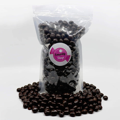 Smarty Stop 2 (Pack 1)) Chocolate Covered Roasted Espresso Coffee Beans (Dark Chocolate, Pound