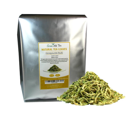 Greenhilltea traditional health herbs, Honey suckle dried herbal tea honeysuckle Caffeine free16