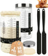 50oz Sourdough Starter Jar Kit, Large Capacity Sourdough Jar, Wide Mouth Sourdough