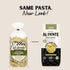 12oz (Pack 6) Al Dente Garlic Herb Pappardelle All-Natural, Hand-Crafted Egg Pasta. Traditional Pasta Noodles Made