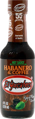 El Yucateco Coffee Habanero Sauce, 4 oz, Gluten Free, Sugar Free, 6 Pack
