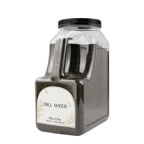 (1.95 Olive & Vine Dill Weed, Fresh Herb Flavor, For Dressings & Seafood, Rich Tradition, Authentic Taste, For Global