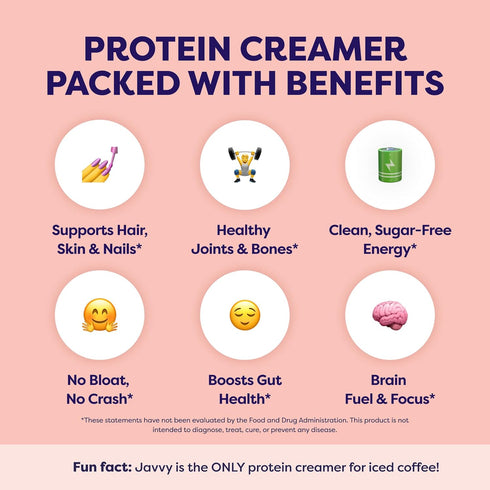 0g 11g Hazelnut Protein Coffee Creamer - Grass Fed Pasture Raised Collagen - Hair, Skin & Nail Support,Energy-Boosting