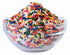2.2 Lbs. Rainbow sprinkles by Medley Hills farm in Reusable Container - Great bulk rainbow sprinkles for cake