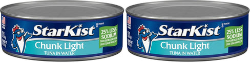 StarKist 25% Less Sodium Chunk Light Tuna In Water, 5 Oz Can,