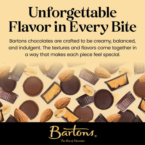 4.5oz) Bartons Chocolate Confectionery Specialties, Kosher, Made in USA (Dark Chocolate Pistachio Toffee