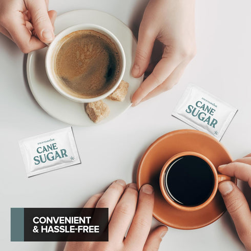 Packets 1000 Count Packs Bulk White Sugar Individual Portion for Hot Drinks Great for Restaurants Offices Schools