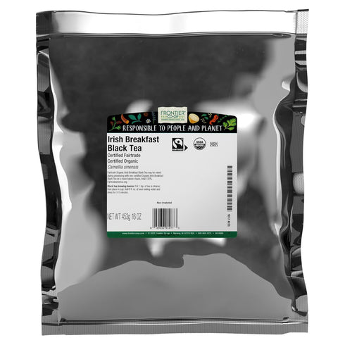 Frontier Co-op Organic Faitrade Irish Breakfast Tea, Loose Leaf - Irish Black