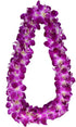 Natural Purple Sonia Orchid Lei - Fresh Dendrobium Flower Arrangement
