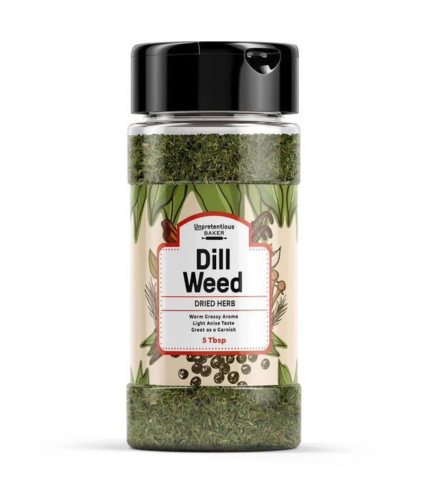 Unpretentious Dill Weed, 5 Tbsp - Light Anise Taste, Great for Garnish
