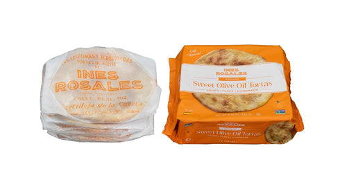 (Pack 5) 6.34 Oz (180 Pack, INES Rosales Seville Orange Sweet Olive Oil Tortas of (Tortas con Naranja Sevillana) g)
