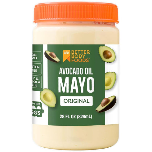 BetterBody Foods Avocado Oil Mayonnaise, Non-GMO Mayo Spread Made with Cage-Free Eggs,