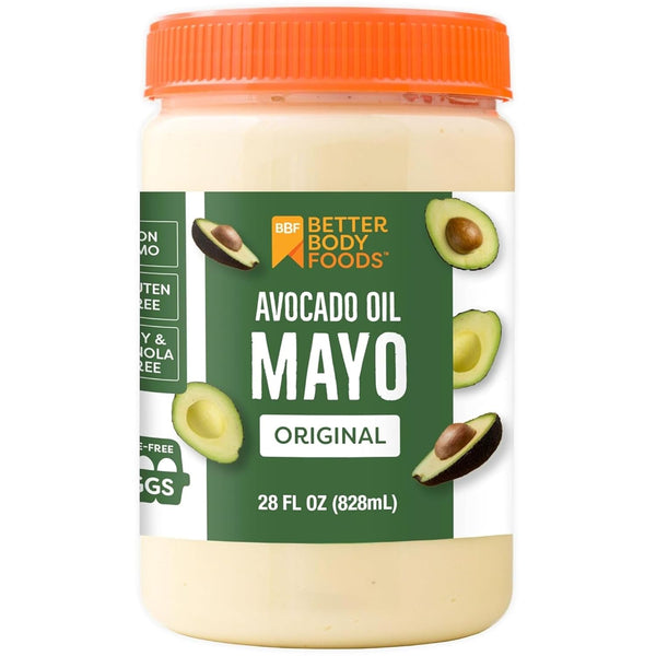 BetterBody Foods Avocado Oil Mayonnaise, Non-GMO Mayo Spread Made with Cage-Free Eggs,