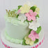12 Count Global Sugar Art Fruit Blossom Sugar Cake Flowers, White with Wires, by Chef Alan Tetreault