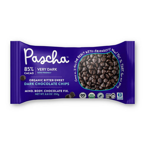 Pascha Chocolate Baking Chip - 85% Cocoa, 8.8 oz