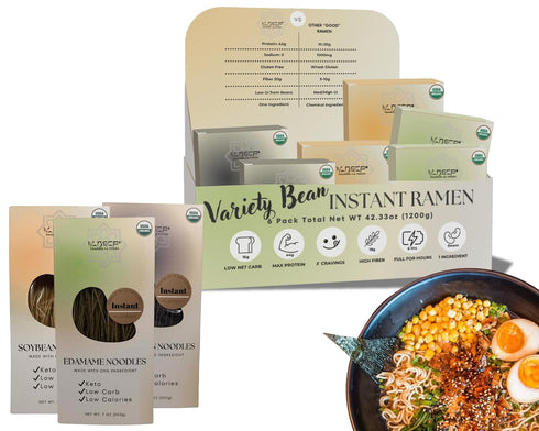 KLDSCP - Organic Gluten-Free Edamame Protein Pasta, 43g Protein | Low Carb