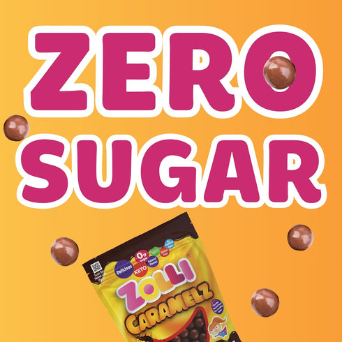 Zolli Caramelz - Clean Teeth Candy, Dark Chocolate Caramelz (3 Ounce)