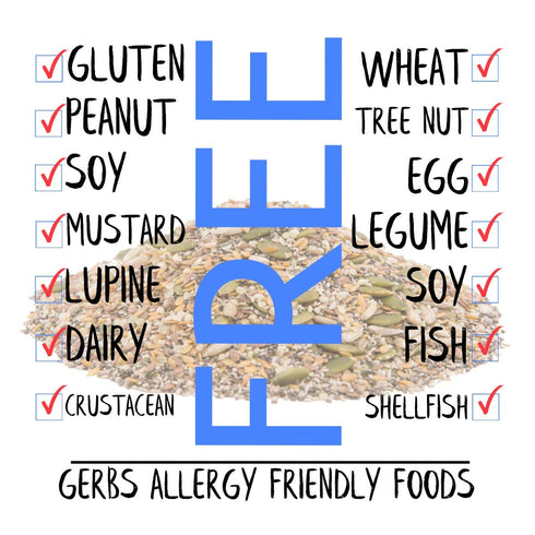 7 1 lb. 14 Gerbs Super Seed Snack Mix | Raw, No Artificial Additives, Resealable Bag | Crunchy Pumpkin, Sunflower