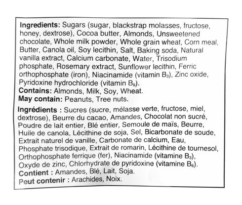 OMG's 680g/24 oz OMG! Milk Chocolate Almond Toffee Clusters