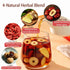 Harbique 25 250g Organic Ginger Goji Berry Tea Mama Flow Red Date (Jujube) Tea with Longan, Sweet & Spicy Flavor