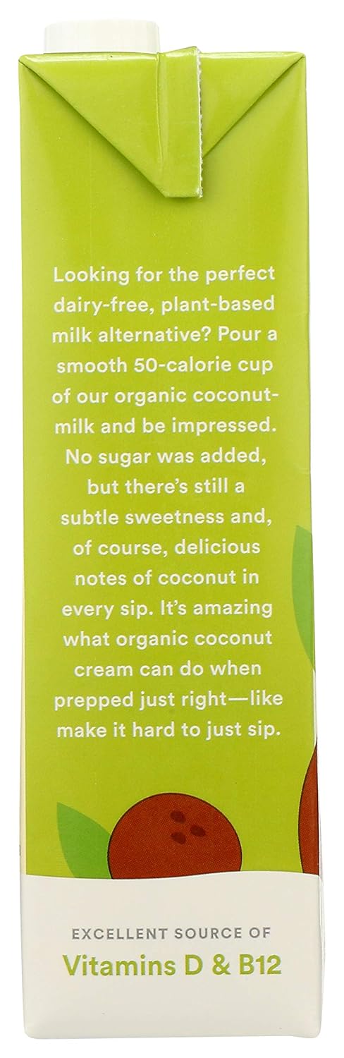 365 32 Oz by Whole Foods Market, Organic Unsweet Original Coconut Milk, Fl