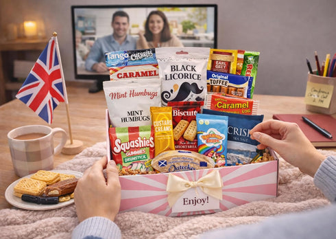 LECSA SPECIALTY SNACKS Package Pack British Snack Care - Variety of Treats from UK - Snack Box for Kids and Adults