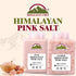 5lbs/Each, 2Pc Himalayan Chef Pink Salt Fine Grain and Coarse Grain, Cooking Pink Salt, All-Natural and Organic, Large