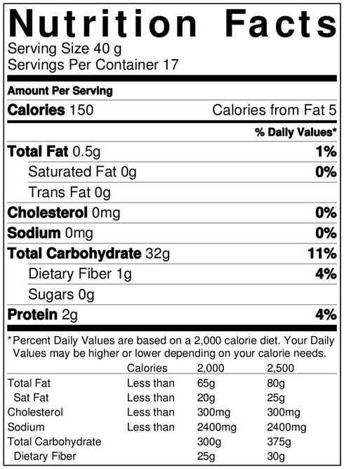 1Lbs McCabe Organic Rice Flour - White Rice Flour | Rich with Fiber & Minerals | USDA and CCOF Certified | Product