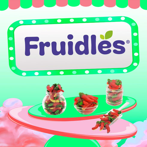 Gummies, (4.4 Fruidles Chili Peppers Soft Chewy Candy, Gluten-Free, Fat-Free Pounds)