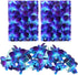 (50 Miami Fresh Orchid Flower OrchidClub USA Sunne Tropical Loose Bloom DIY Lei, food & drink decoration BLUE)