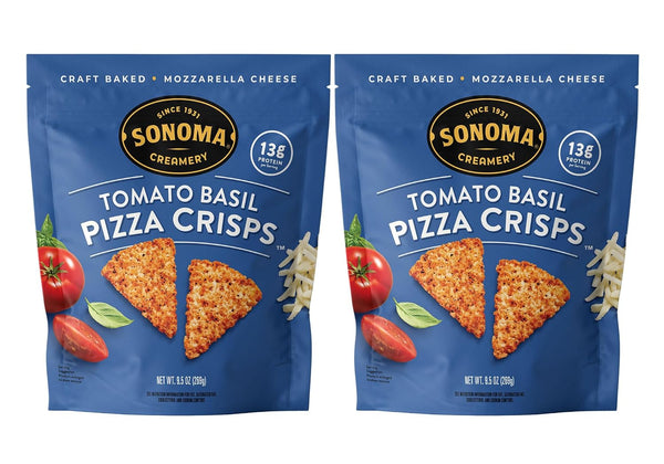 Sonoma Creamery - Pizza Crisps, Tomato Basil, 9.5 Oz (2 Count) |