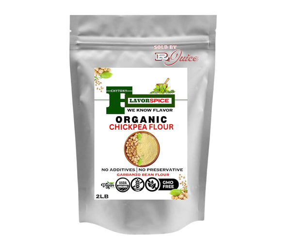 Generic Organic Chickpea Flour 2IB | Garbanzo Bean Flour | Gluten Free, Non