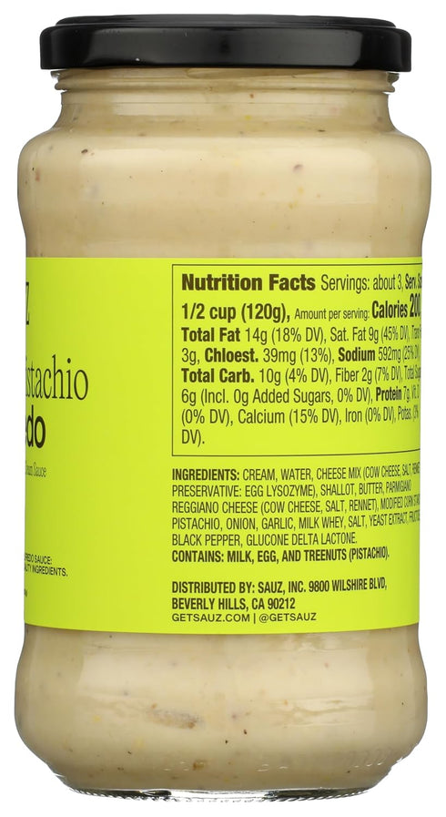 14.1 Sauz, Pistachio Shallot Alfredo, Ounce