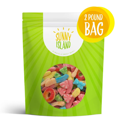 Gummy 2-Pound Gummies Gummies Candy Mix | Bag | Sweet & Sour for Candy Buffets, Dessert Decorating & Snacking | Peach