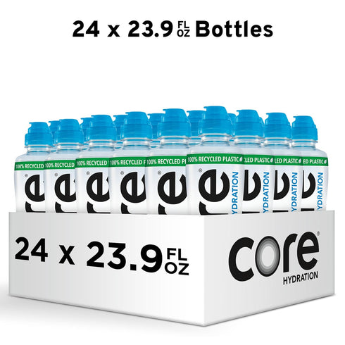 23.9 oz (Pack 24) Core Hydration Perfectly Balanced Water, fl Sport Cap bottle