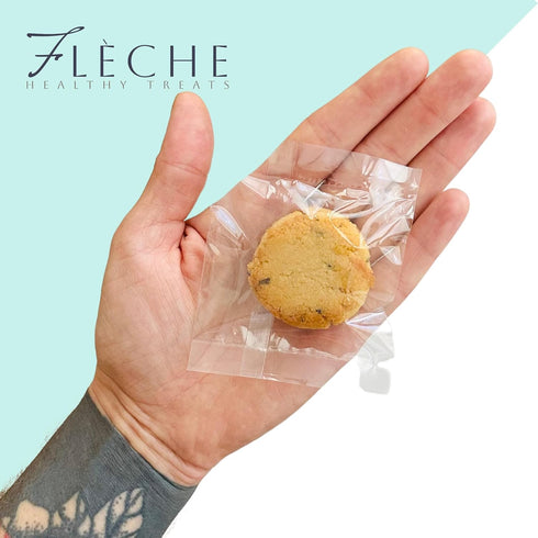 4.85OZ (Pack 1) European Lemon-Lavender Cookies, Sugar Free, Vegan, Low Carb, Dairy Free, Gluten Free, Flche Healthy