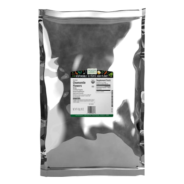 Frontier Co-op Organic Whole Chamomile Flowers, Kosher, Bulk Herb - Dried Chamomile