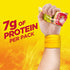3.0 oz. (18 Count) Slim Jim Beef 'N Cheese Smoked Meat Sticks, Mild Flavor, High Protein