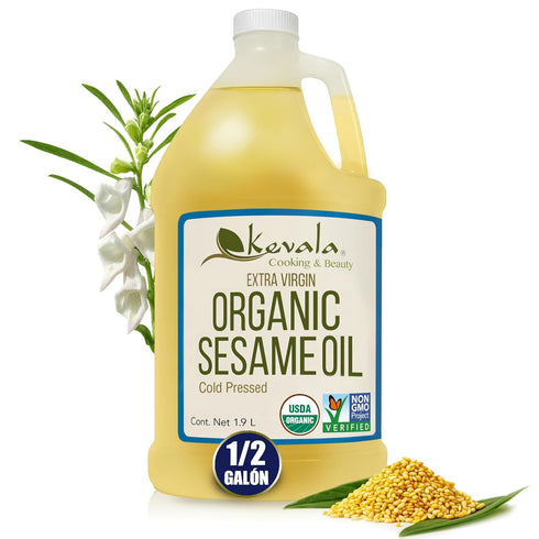 Kevala Organic Extra Virgin Sesame Oil - 64 fl oz - 1/2