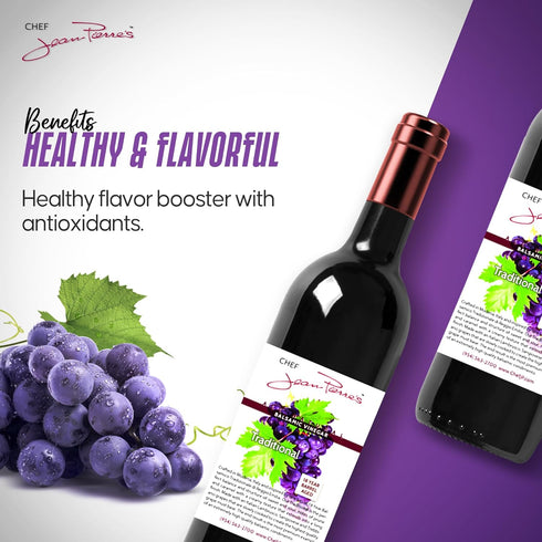 750ml (25oz) 18-Year Chef Jean Pierre's Italian Balsamic Vinegar - Rich Grape Flavor, Traditional Barrel Aged - Ideal