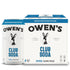 8.2oz (24 pack) Owen's Club Soda, Premium Cocktail Mixer Made with Pure Pacific Sea Salt - Cans
