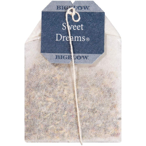 28-Count (Pack 1) Bigelow Sweet Dreams Herbal Tea Box of Relaxing Blend of Chamomile & Mint Caffeine-Free Nighttime