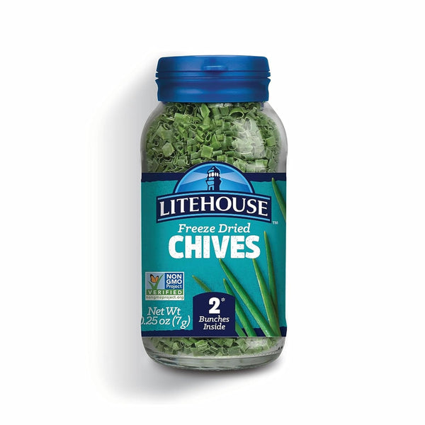 Litehouse Freeze Dried Chives - Organic Substitute for Fresh Chives, 1 Jar