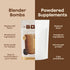 The Bomb Co. Blender Bomb, Java Jolt, Superfood Smoothie Mix with Coffee & Amino Acids, 10 Servings