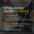 Fladora 2.2 lb. 2.2 Raw Honey, White Honey, Raw Unfiltered Honey, Pure Honey, Natural Honey Raw Unfiltered, White Raw