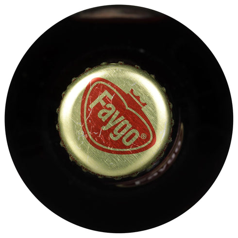 12-fl. oz. Faygo original Rock & Rye flavored cream cola, glass bottle